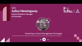 Mastering Content Strategies with Julius Hemingway | InEvent Talks