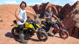 Mini Bike Rock Crawling