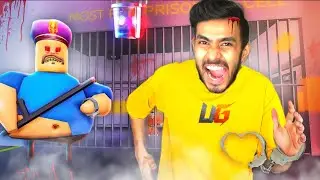 Techno Gamerz- Escape Roblox Barry's Prison Run Obby