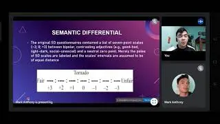 SEMANTIC DIFFERENTIAL (ED6) Assessment in Learning 2