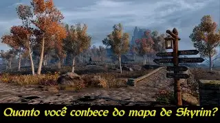Consegue ADIVINHAR as REGIÕES de SKYRIM? O quanto você conhece do mapa do jogo?  Geoguesser