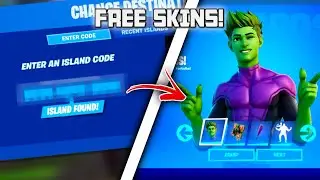GET FREE SKINS & EMOTES WITH THIS ISLAND IN FORTNITE! - Fortnite Season 7 Glitches