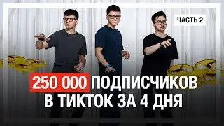 Как ЗАРАБОТАТЬ на ТИКТОКЕ и набрать 250 тысяч подписчиков за 4 дня?