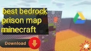 best bedrock prison map for mcpe 1.18+ || map Download || mcpe/xbox/ps5/consoles/VR
