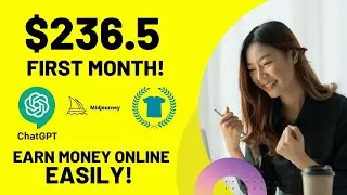 Earn Money Online With ChatGPT, MidJourney and Print on Demand #makemoneyonline #chatGPT online vide