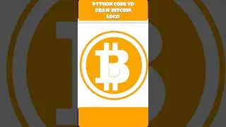 Python code to draw bitcoin logo