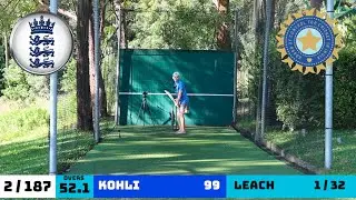India vs England Backyard Cricket || KOHLI GOES BIG!?