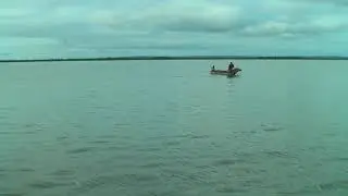 Заброс невода в Индигирку (Чокурдах)