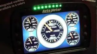 Auto Meter's LCD Gauge display is a whole new level of technology Race Dash at SEMA 2012
