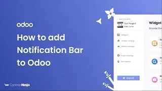 How to add a Notification Bar to Odoo
