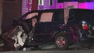 Coroner called after car crashes into York building