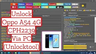 Tutorial Unlock OPPO A54 4G Via PC Unlocktool