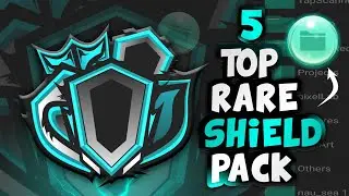 Top 5 rare shield pack | freefire | cinak ff | mascot logo