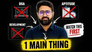 Trying to Do DSA, Development & Aptitude Together? Watch This First