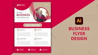 Business Flyer Design Illustrator | How to Flyer Design in Illustrator | Flyer Design Tutorial