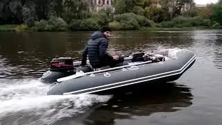 Лодка ПВХ Аква 3400 с мотором HDX 5 л. с.
