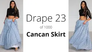 The Cancan Skirt Drape | Drape # 23 |How to wear Saree for Beginners| Saree Draping Tips | Tia Bhuva