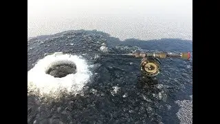 Зимняя рыбалка судака на Волге