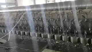 Gabion basket production process