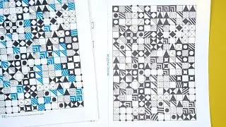 How To Draw Geometric Patterns for Beginners (III) | FREE WORKBOOK on Description!