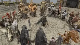 Death Knight (Dual Axe) Vs Old Knights - Elden Ring Shadow of the Erdtree