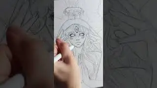 the burning one ~ an angel artwork in progress #art #sketch #artist