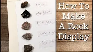 DIY Rock Display | Geology Unit