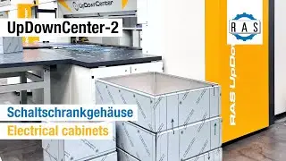 UpDownCenter-2: Schwenkbiegen von Schaltschränken | UpDownCenter-2: Folding electrical cabinets