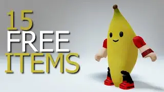 GET 15 FREE ROBLOX ITEMS! 😮