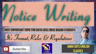 What is the format of Notice Writing? | lt's rules and regulations |
