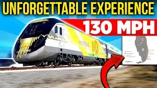 The NEW 130 Mph Brightline Train From Miami To Orlando 🚆