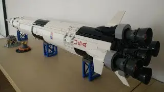 LEGO 21309 NASA Apollo Saturn V Rocket (Full Build)