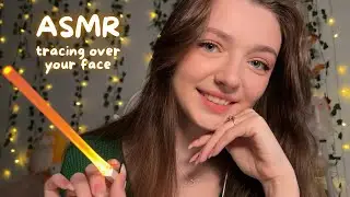 ASMR 😴 tracing over your face ✨