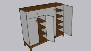 Make Your DIY Shoe Cabinet with Plan and Dimension @JREGTV