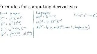Gradient descent for Neural Networks by Prof. Andrew NG