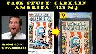 Case Study: Mark Jewelers Captain America 323 DEEP Clean comic book pressing CGC submission grading