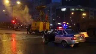 Загорелась аварийка на репетиции Парада Победы в Екатеринбурге