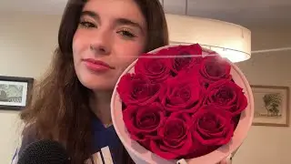 [ASMR] TAPPING + SCRATCHING ON ROSES 🌹
