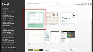 How to Start a New Excel Spreadsheet from Scratch (Excel 2013 Tutorial)