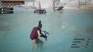 Conan Exiles Mächtiger Säbelzahntiger im Schwefelsee