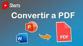 Como convertir diapositivas PowerPoint y documentos Word a PDF 