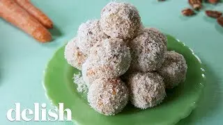 Carrot Cake Keto Balls | Delish