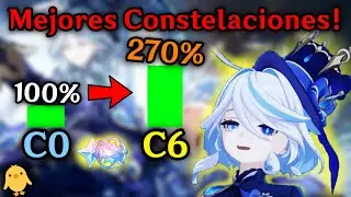 FURINA: Constelaciones que VALEN la PENA! / Genshin! / 🐤!