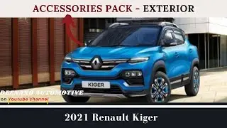 2021 #RENAULT Kiger || #Kiger Accessories Pack - Exterior || Deenaxo Automotives