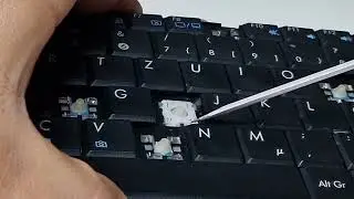 How to Remove, Replace or Repair a Keyboard key Keycap on ASUS Notebook Tutorial