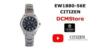EW1880-56E Citizen Super Titanium Zafiro Black Dial