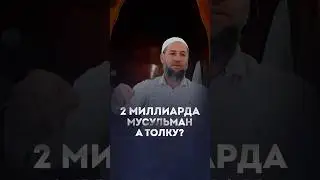 2 BILLION MUSLIMS, WHAT'S THE POINT? 