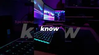 3 Pc🖥️ Cleanup Tips You Need To Know ✅ #pctips #youtubeshorts #gaming
