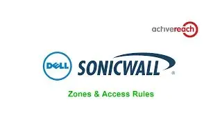 Sonicwall Zones and Access Rules