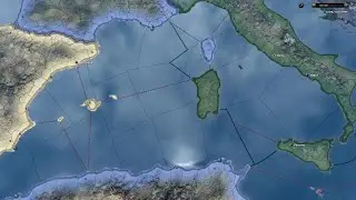 When all island in the world have bridges and can build instantly - Hoi4 Timelapse